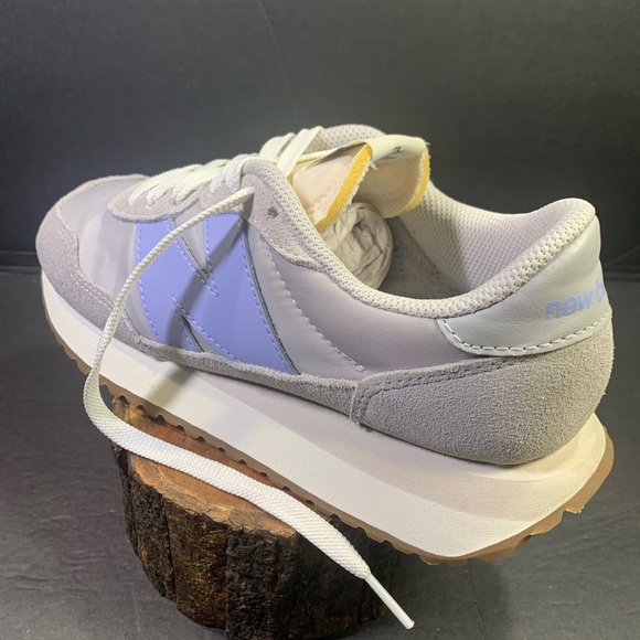 New Balance 237 Women's Sneakers Grey Purple Shoe Size-